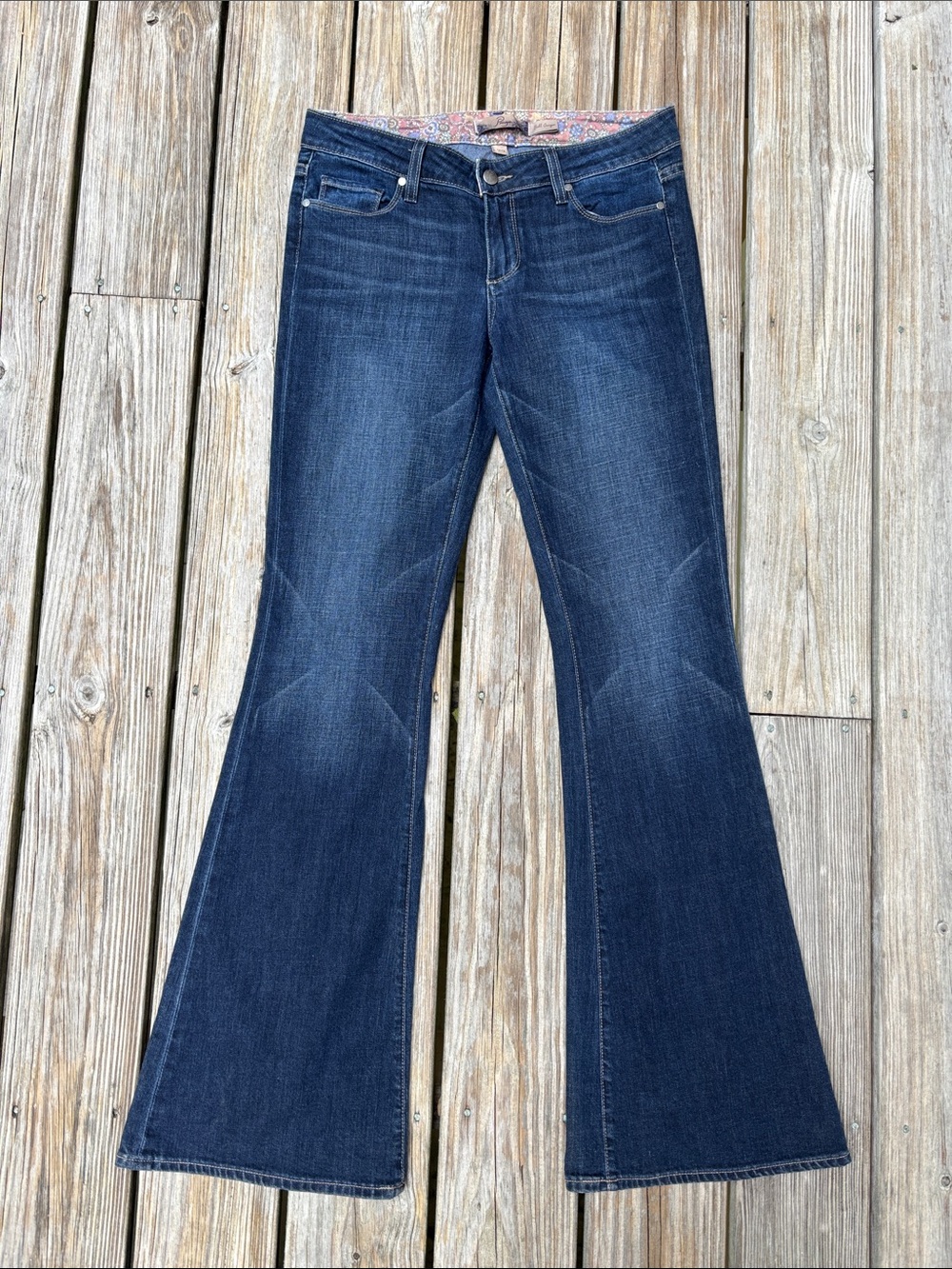 PAIGE | Y2K Vintage Premium Denim Bell Canyon 70s Boho Flare Jeans | Size 29